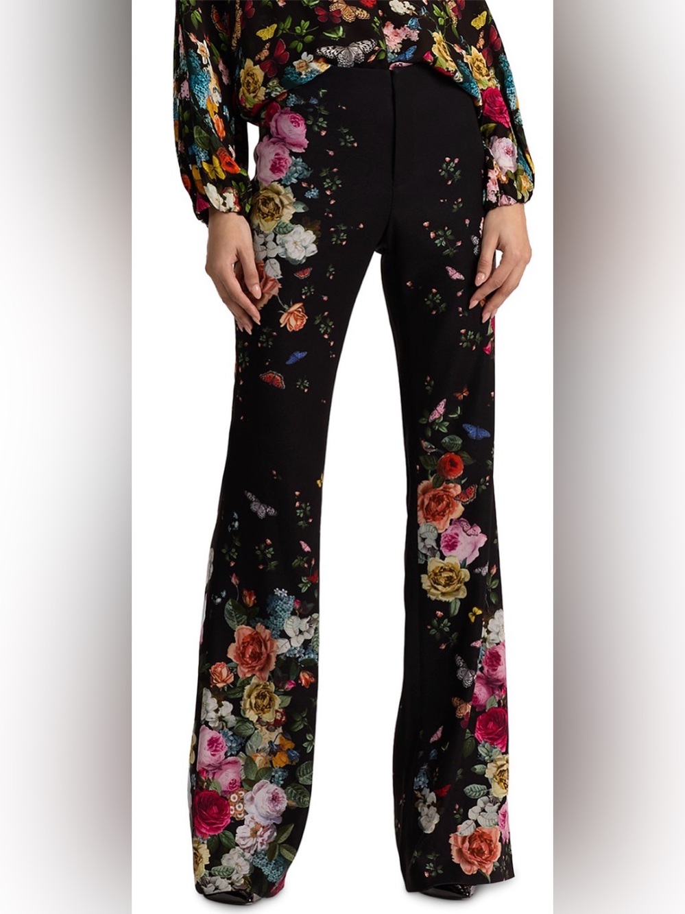 Alice + Olivia Teeny Fit Flare Bootcut Pants